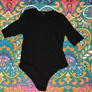 Torrid Black Crew Neck Bodysuit